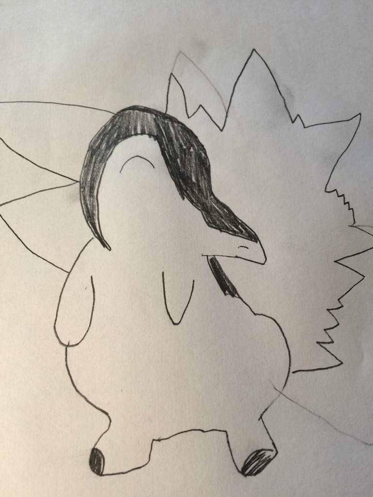 768x1024 Cyndaquil Drawing Amino - Cyndaquil Drawing