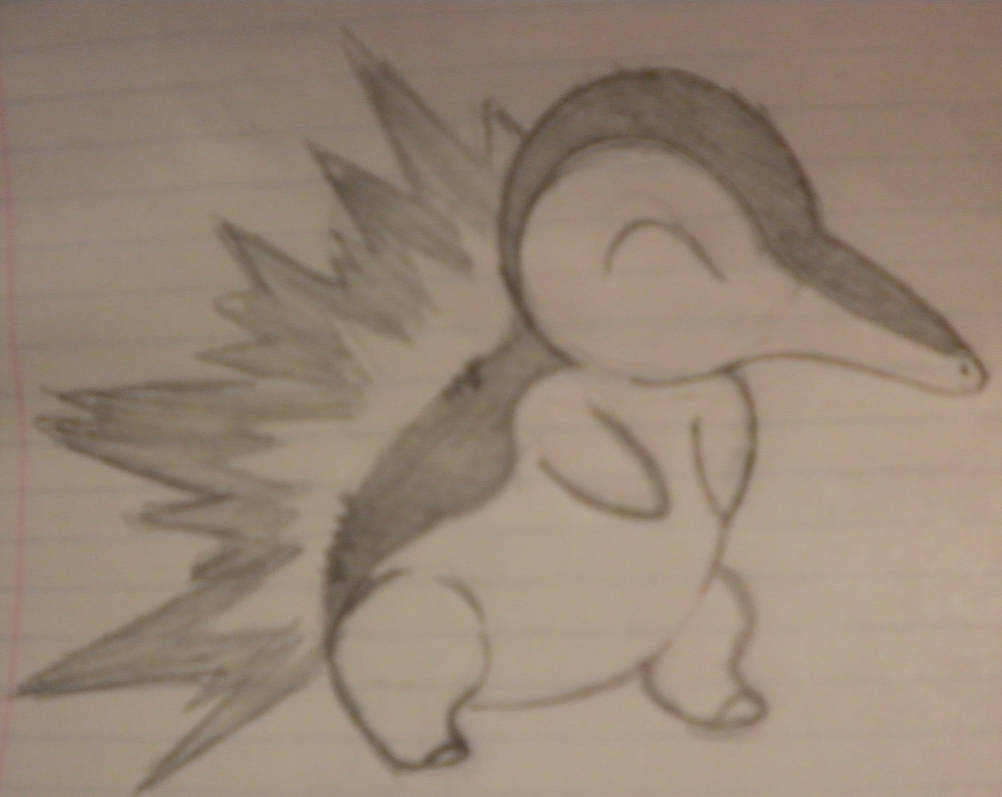 1002x797 Drawing Pokemoncyndaquil - Cyndaquil Drawing