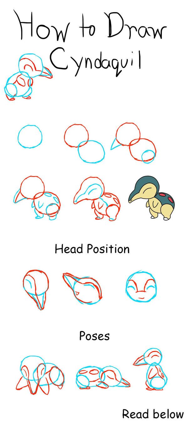594x1346 How To Draw Cyndaquil - Cyndaquil Drawing