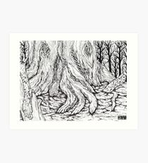 210x230 Cypress Trees Drawing Art Prints Redbubble - Cypress Tree Drawing