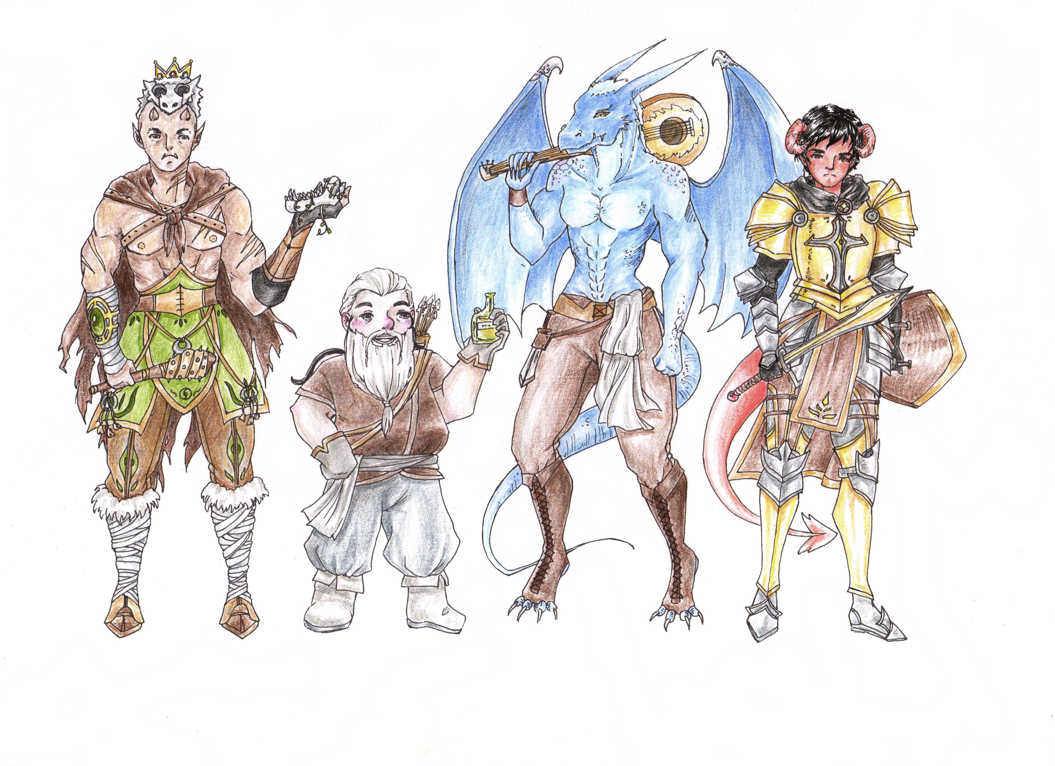 3509x2550 Dampd Drawing For Iminacubicle Characterdrawing - D&D Drawing