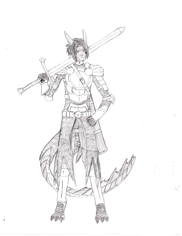 618x800 I Will Draw Your Dampd Character - D&D Drawing