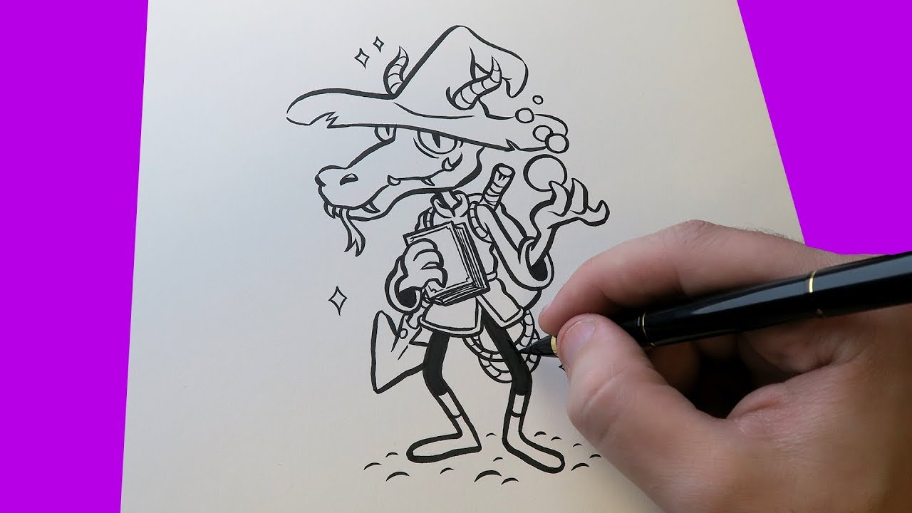 1280x720 Lets Draw My New Dampd Character - D&D Drawing