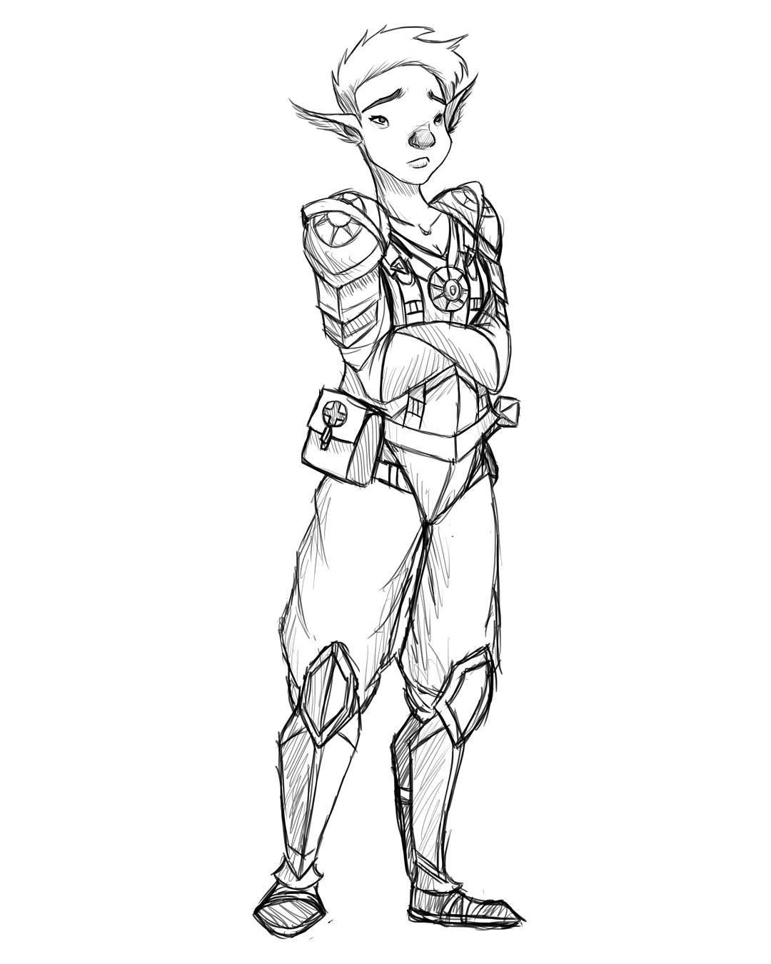 1080x1350 Jadedoes Art Posted Perin - D&D Drawing