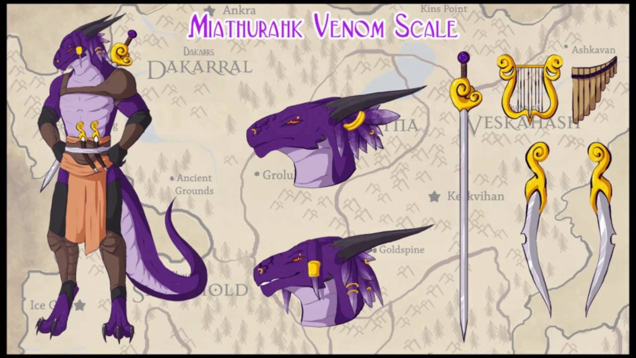 1280x720 Dampd Character - D&D Drawing