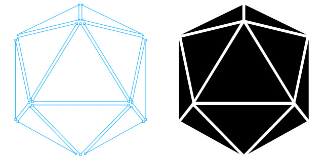 640x317 Icons - D20 Drawing