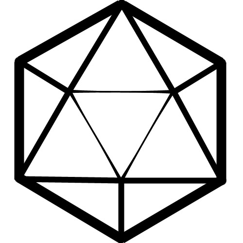 500x500 i need clipart dice, all of them rpgnet forums - D20 Drawing