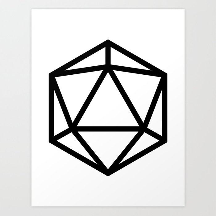 D20 Drawing at PaintingValley.com | Explore collection of D20 Drawing
