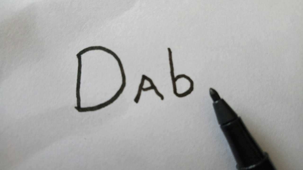 1280x720 Draw Words Into Cartoons For Kids Very Easy Dab - Dab Drawing