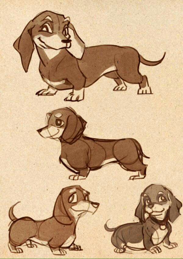 600x849 image result for dachshund comic learning to draw - Dachshund Cartoon Drawing