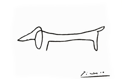 400x260 Dog Pablo Picasso Painting - Dachshund Drawing Picasso