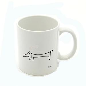 300x300 Picasso Drawing Dachshund Coffee Mug Weeniewarmers - Dachshund Drawing Picasso