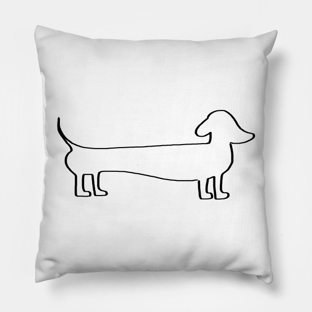 630x630 Dachshund Silhouette Black - Dachshund Line Drawing
