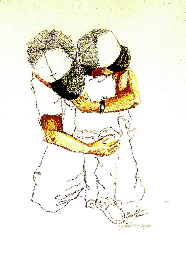 649x900 Father Son Drawing - Dad Drawing