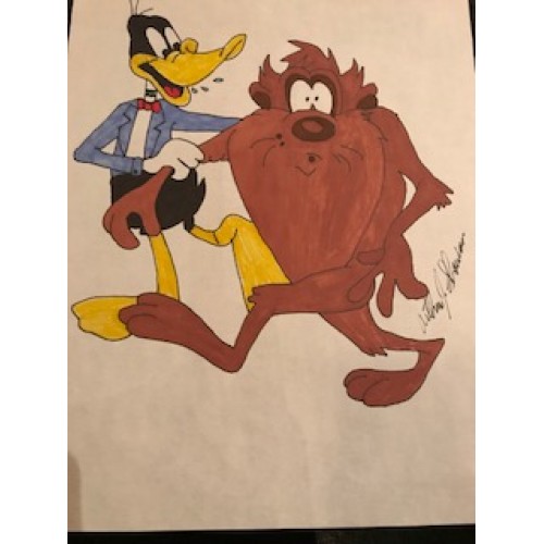 500x500 Deceased - Daffy Duck Drawing