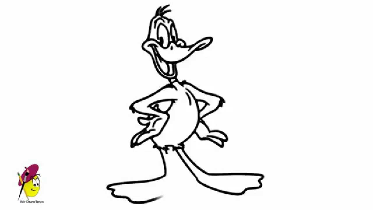 1280x720 Daffy Duck - Daffy Duck Drawing