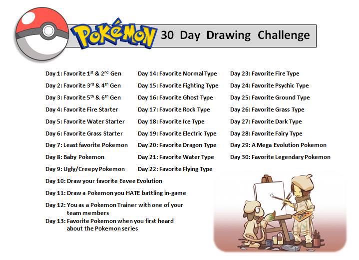 719x520 day drawing challenge! - Daily Drawing Challenge