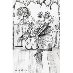 256x256 Daisy Chain - Daisy Chain Drawing