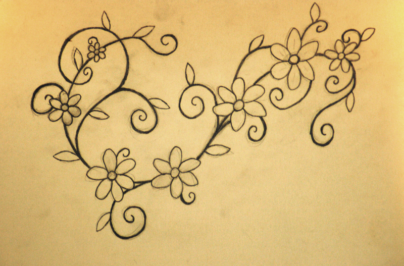 800x527 Daisy Chain Tattoo Drawing Tattoo Ideas - Daisy Chain Drawing