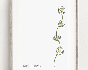 340x270 Daisy Chain Drawing Etsy - Daisy Chain Drawing