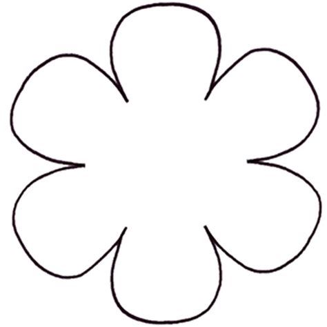 474x474 Flower Outline Clipart Printable Daisy Petal Pattern - Daisy Drawing Outline