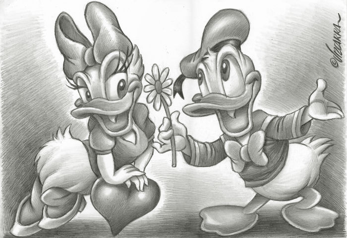 700x481 Vizcarra, Joan - Daisy Duck Drawing