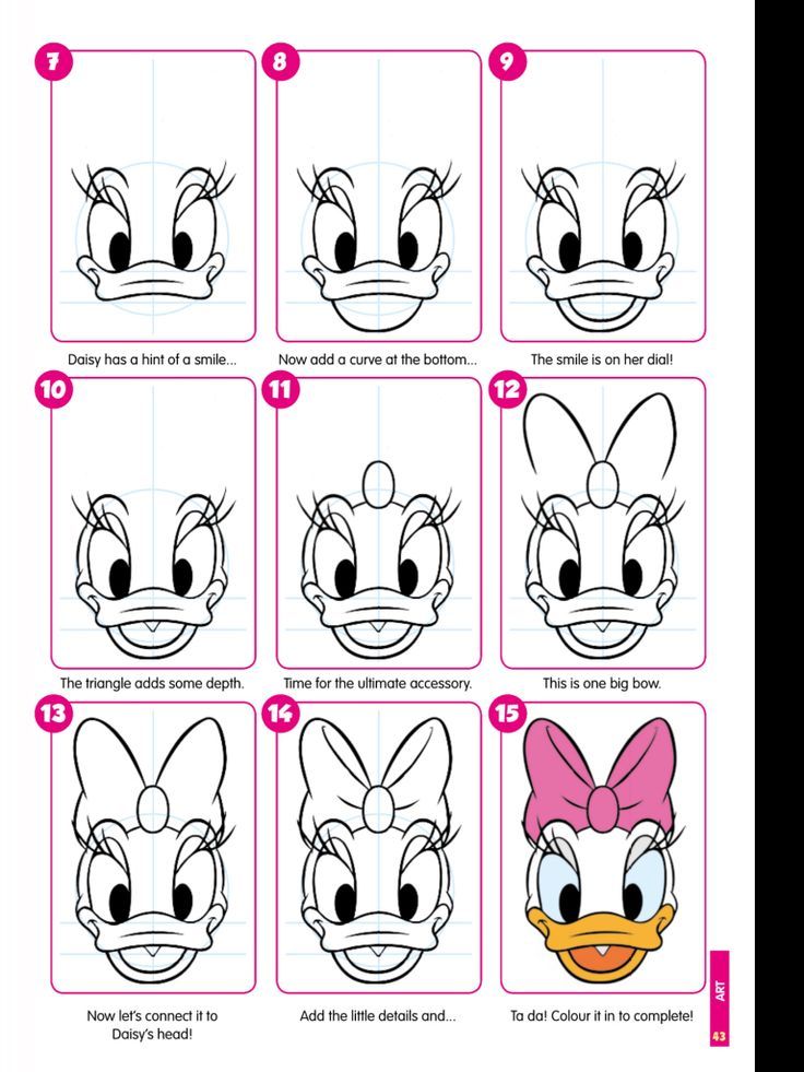 736x981 Learn To Draw Daisy Duck Images - Daisy Duck Drawing