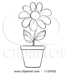 236x246 daisy clipart daisy outline - Daisy Outline Drawing