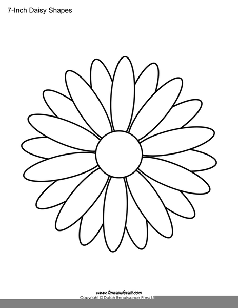 464x600 Daisy Outline Drawing Free Images - Daisy Outline Drawing