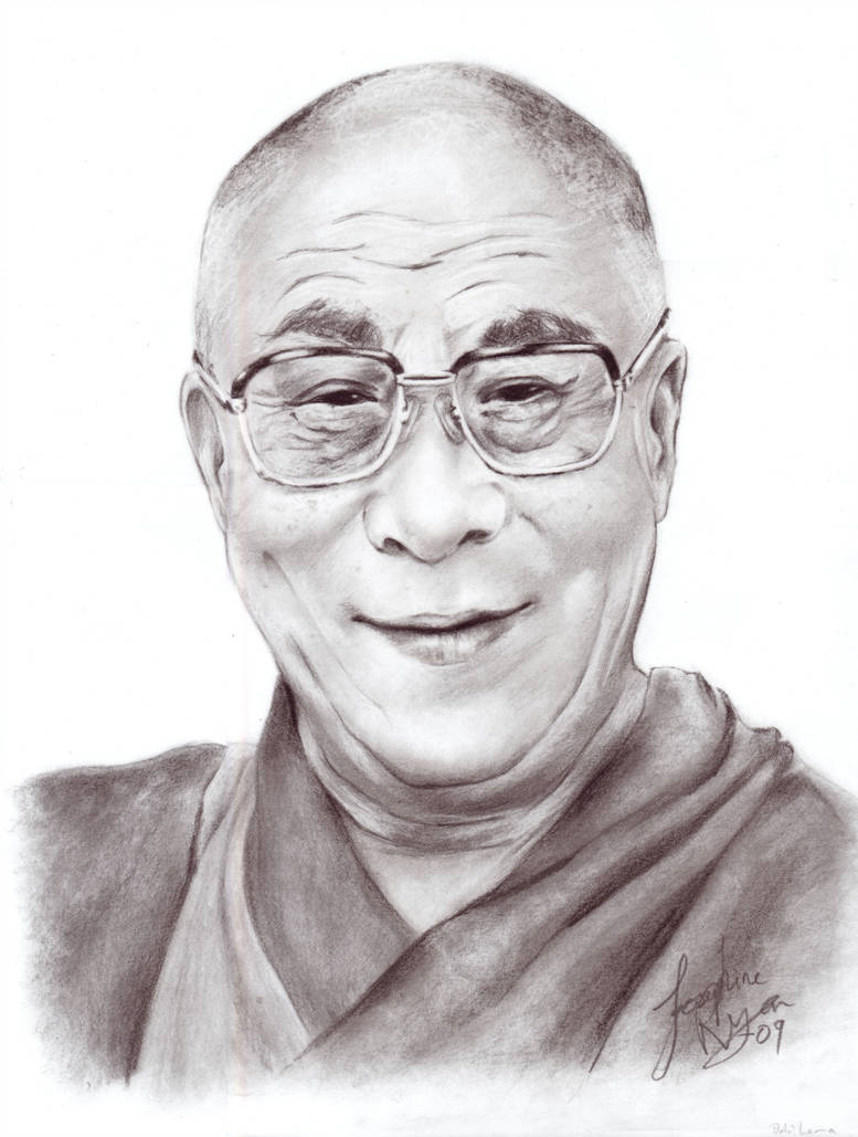 777x1029 Dalai Lama - Dalai Lama Drawing