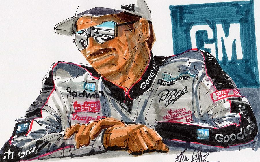 900x562 dale earnhardt drawing - Dale Earnhardt Drawing