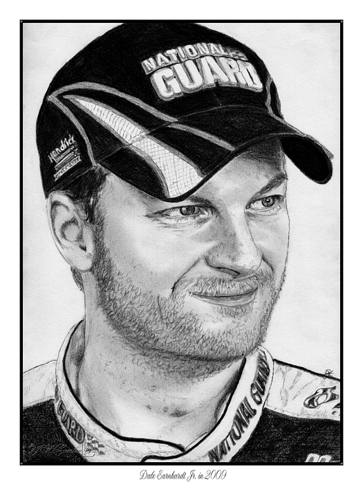 525x700 dale earnhardt jr in drawing - Dale Earnhardt Drawing