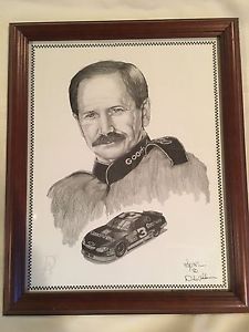 225x300 dale earnhardt print, pencil drawing - Dale Earnhardt Drawing