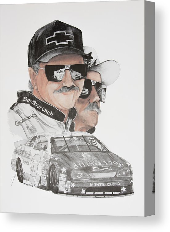 551x750 dale earnhardt sr the intimator canvas print canvas art - Dale Earnhardt Drawing