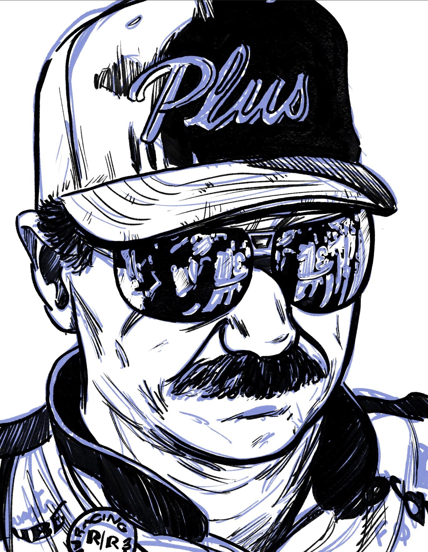 1375x1776 caleb lefever - Dale Earnhardt Drawing