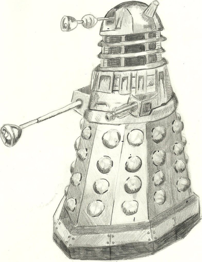 785x1017 dalek drawing beautiful image drawing skill - Dalek Drawing