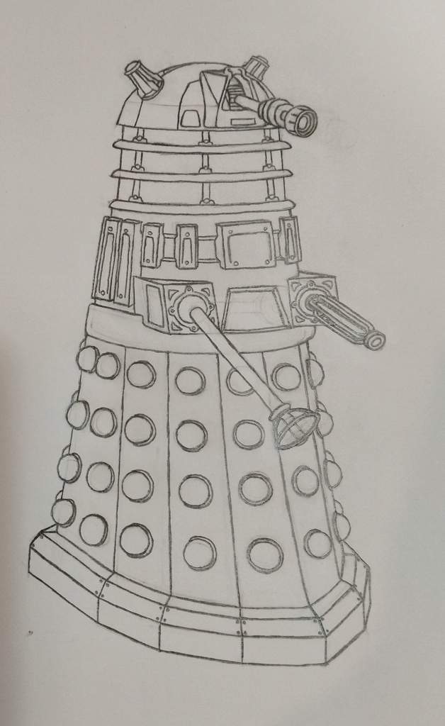 628x1024 another dalek drawing doctor who amino - Dalek Drawing