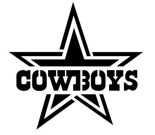 500x435 dallas cowboys star silhouette great free clipart, silhouette - Dallas Cowboys Drawings