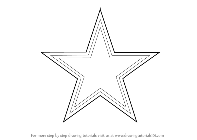 800x566 Learn How To Draw Dallas Cowboys Logo - Dallas Cowboys Drawings