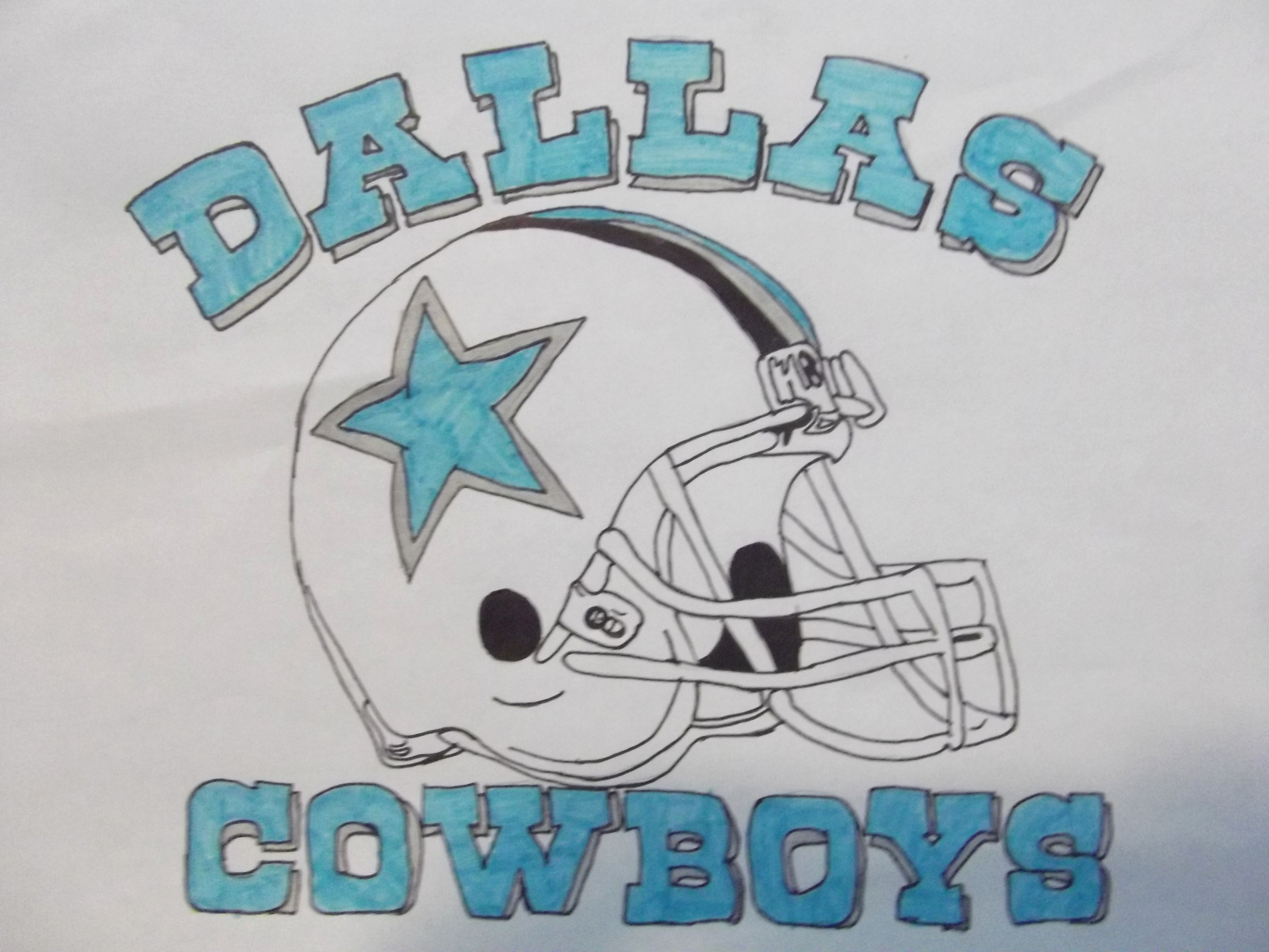 Dallas Cowboys Helmet Drawing at Explore