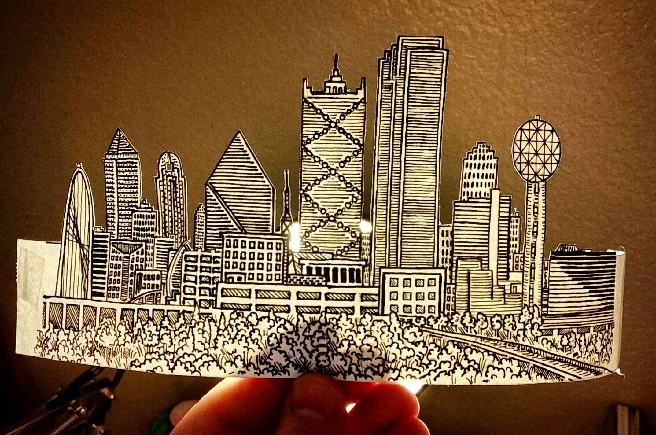 Dallas Skyline Drawing at Explore collection of