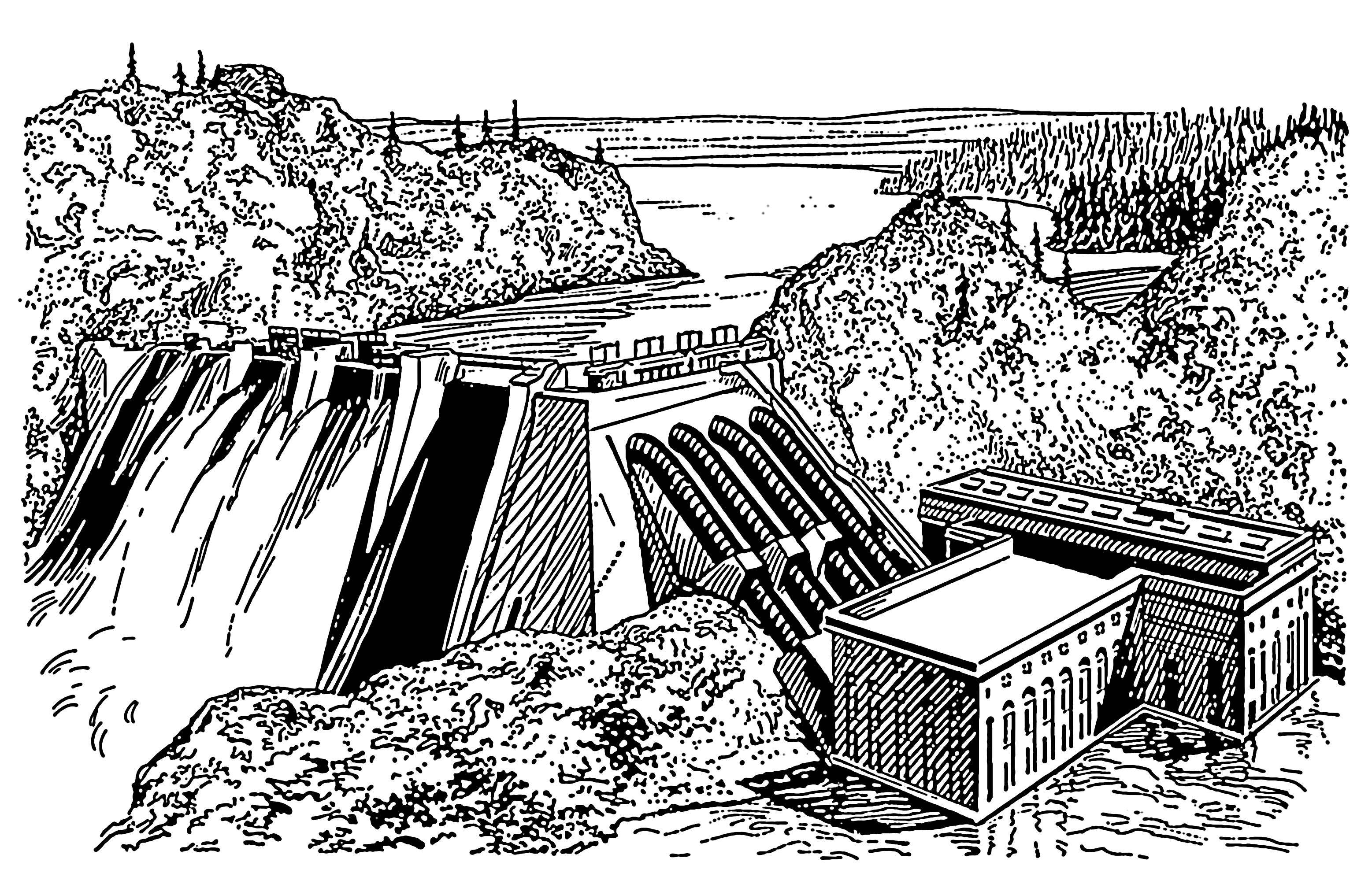 Dam Drawing at Explore collection of Dam Drawing