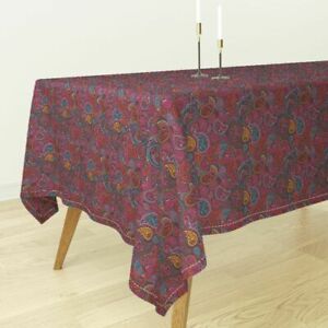 300x300 Tablecloth Damask Arabic India Oriental Drawing Patch Work Paisley - Damask Drawing