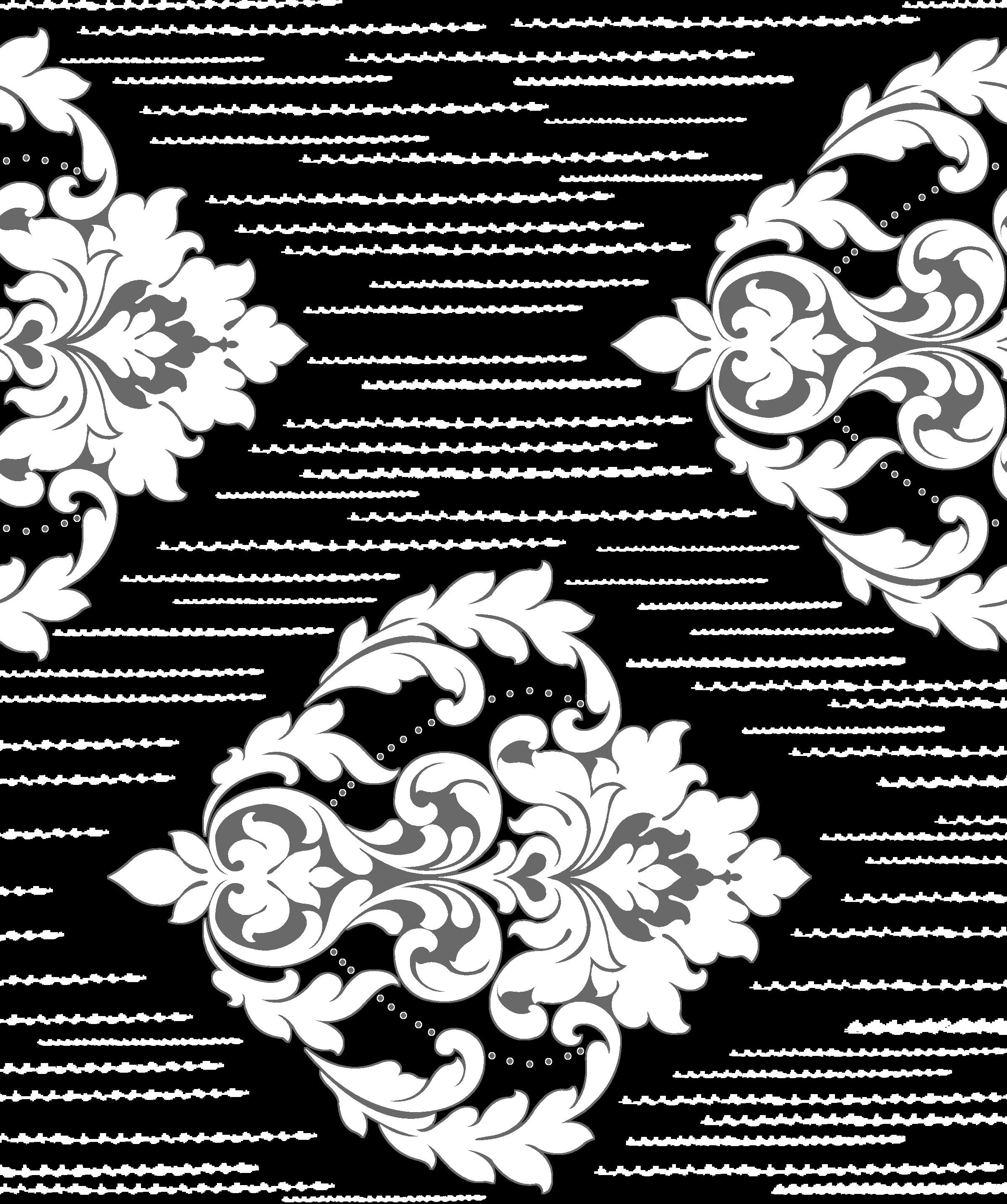 2400x2870 Classic Damask Drawing Ideas To Print Motif Design, Pattern - Damask Drawing