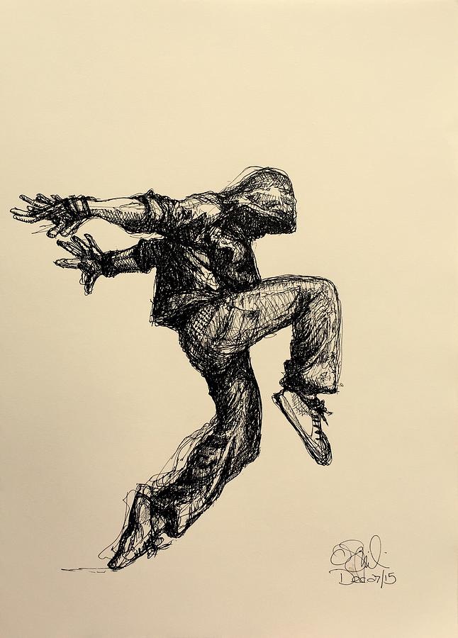 646x900 hiphop drawing - Dance Drawing