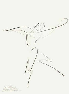 282x383 Stanley Roseman - Dance Drawing