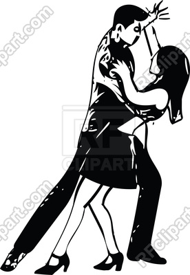 276x400 abstract drawing of latino dancing couple illustration vector - Dance Drawing