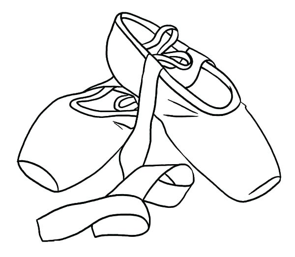 600x523 Bunch Ideas Of Dance Shoe Drawing - Dance Shoes Drawing