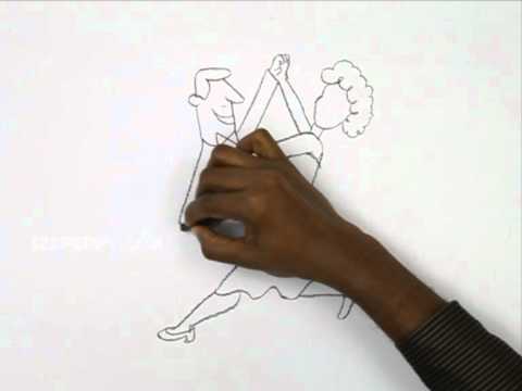 480x360 how to draw a dancing couple - Dancing Couple Drawing