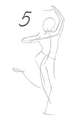 292x417 How To Draw N Indian Girl Full Body Step - Dancing Drawing